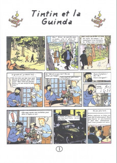 Extrait de Tintin - Pastiches, parodies & pirates -27b2018- Tintin et la guinda