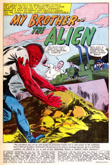 Extrait de My greatest adventure Vol.1 (DC comics - 1955) -56- The Creature That Invaded My Mind!