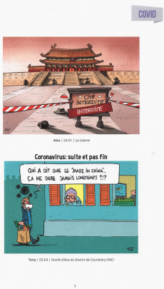 Extrait de Rétro du dessin de presse suisse -2020- Rétro du dessin de presse suisse 2020