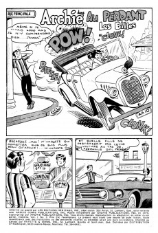 Extrait de Archie (1re série) (Éditions Héritage) -2- Au perdant les billes