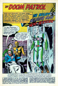 Extrait de My greatest adventure Vol.1 (DC comics - 1955) -83- Negative Man Goes Berserk!