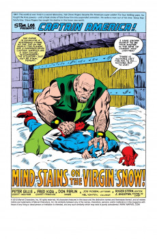 Extrait de Captain America Vol.1 (1968) -239- Mind-Stains on the Virgin Snow!