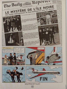 Extrait de Tintin (Historique) -7C6 bis- L'île noire