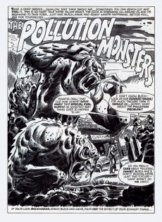 Extrait de Nightmare (Skywald Publications - 1970) -1- Pollution Monsters!
