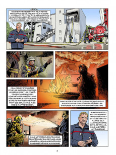Extrait de Les métiers en BD - Pompiers : les métiers
