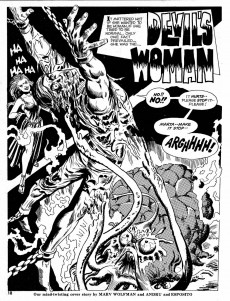 Extrait de Psycho (Skywald Publications - 1971) -8- Scourge of the Devil's Woman