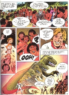 Extrait de L'encyclopédie en Bandes Dessinées -10- Le défi du Barbare