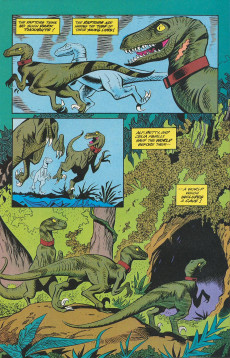 Extrait de Jurassic Park: Raptors Attack (Topps comics - 1994) -4- Issue # 4