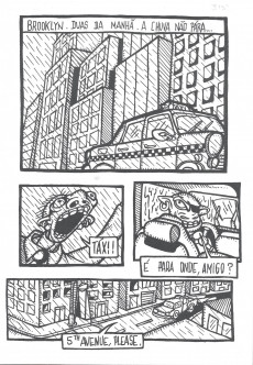 Extrait de LX Comics -7- A misteriosa ligação de três habitantes de Brooklin: o taxista, o talhante e o farmacêutico