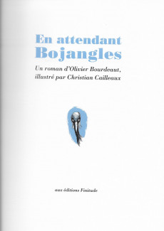 Extrait de (AUT) Cailleaux -2020- En attendant Bojangles