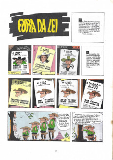 Extrait de Lucky Luke (en portugais - divers éditeurs) -6- Fora da lei