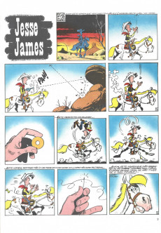 Extrait de Lucky Luke (en portugais - divers éditeurs) -35a1981- Jesse James