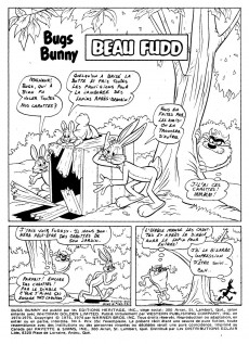 Extrait de Bugs Bunny (Éditions Héritage) -3- Beau Fudd