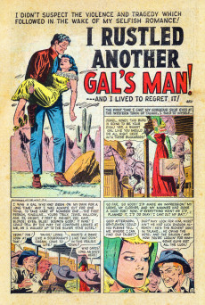 Extrait de Romances of the West (Timely Comics - 1949) -2- The Marshal Takes A Wife!
