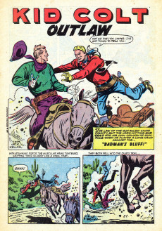Extrait de Gunsmoke Western (Atlas Comics - 1957) -34- Bad Man's Bluff!/Billy Buckskin Rides Again!