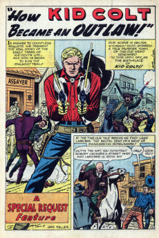 Extrait de Gunsmoke Western (Atlas Comics - 1957) -72- How Kid Colt Became an Outlaw!