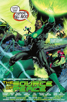 Extrait de Green Lantern Vol.6 (2021) -1- The Source of Peace
