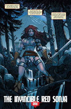 Extrait de The invincible Red Sonja -1VC- Issue #1