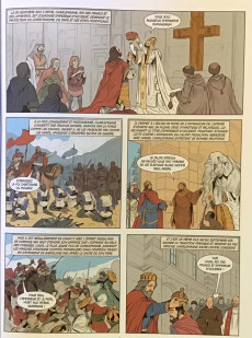 Extrait de Histoire de France en bande dessinée -9- Louis le Pieux l'empire d'Occident menacé 814-840