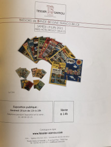 Extrait de (Catalogues) Ventes aux enchères - Tessier, Sarrou & Associés - Tessier, Sarrou & Associés - Trésors de la Bande dessinée - 17 juin 2021 - Paris Hotel Drouot