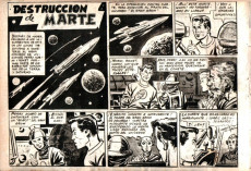 Extrait de Platillos volantes (primera serie 1953 - Ribera, Julio) -8- Destrucción de Marte
