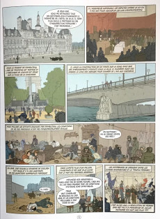 Extrait de Histoire de France en bande dessinée -45- Les transformations de Paris, des travaux d'Haussmann à la ville lumière 1852-1900
