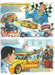 Extrait de Michel Vaillant (en portugais, Autosport, 2e série) -4- 100.000.000 $ para Steve Warson