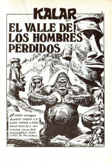 Extrait de Kalar (en espagnol - 1980 - Producciones editoriales S.A) -3- El valle de los hombres perdidos