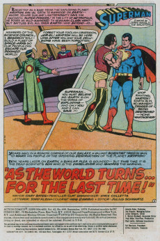 Extrait de Action Comics (1938) -499- As the World Turns... For the Last Time!