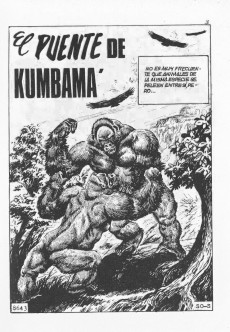 Extrait de Kalar (en espagnol - 1980 - Producciones editoriales S.A) -12- El puente de Kumbama
