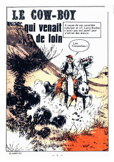 Extrait de Audax (3e Série - Arédit) (1970) -7- Le cow-boy qui venait de loin