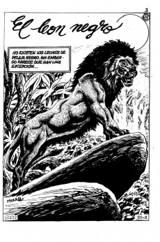 Extrait de Kalar (en espagnol - 1980 - Producciones editoriales S.A) -49- El león negro
