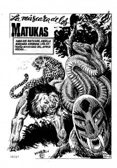 Extrait de Kalar (en espagnol - 1980 - Producciones editoriales S.A) -52- La máscara de los Matukas