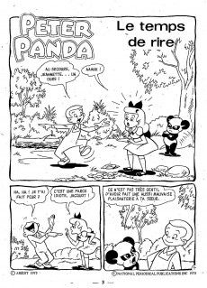 Extrait de Rudolph - Les aventures de Peter Panda -6- Le temps de rire