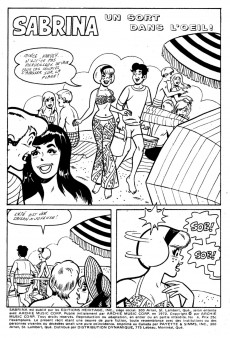 Extrait de Sabrina - La jeune sorcière (Éditions Héritage) -4- Un sort dans l'œil !