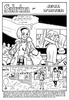 Extrait de Sabrina - La jeune sorcière (Éditions Héritage) -6- Jeux d'hiver