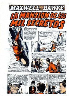 Extrait de Max Audaz (1re série - Vértice - 1965) -1- La mansión de los mil secretos