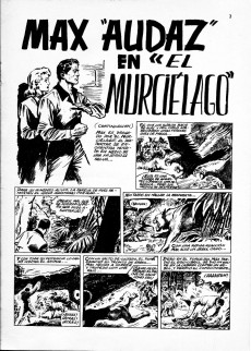 Extrait de Max Audaz (1re série - Vértice - 1965) -4- El murciélago