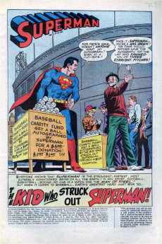 Extrait de Action Comics (1938) -389- The Kid Who Struck Out Superman!