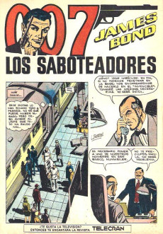 Extrait de James Bond 007 (Zig-Zag - 1968) -51- Los Saboteadores