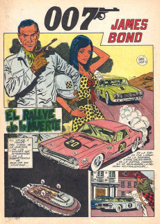 Extrait de James Bond 007 (Zig-Zag - 1968) -57- El Rallye de la Muerte