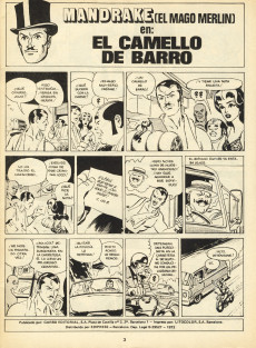 Extrait de Supercomics (Garbo - 1976) -2- Mandrake el Mago : El camello de barro/Misión imposible