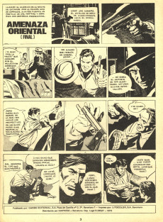 Extrait de Supercomics (Garbo - 1976) -6- Corrigan - Agente Secreto X-9 : Amenaza oriental/Conferencia de seguridad/Traficante de armas