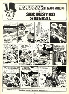 Extrait de Supercomics (Garbo - 1976) -11- Mandrake el Mago : Secuestro sideral/Alina
