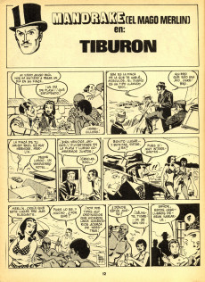 Extrait de Supercomics (Garbo - 1976) -14- Mandrake el Mago : Alina/Pesadilla/Tiburon