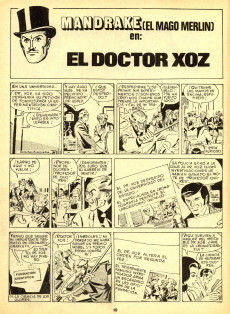 Extrait de Supercomics (Garbo - 1976) -20- Mandrake el Mago : Ladrones en Xandú/El Sabandijero/El Doctor Xoz/El Coloso