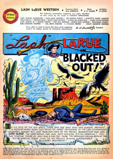 Extrait de Lash LaRue Western (Fawcett Publications - 1949) -5- Issue # 5