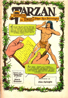 Extrait de Tarzan (6e Série - Sagédition) (Appel de la Jungle) - L'enfant de la jungle