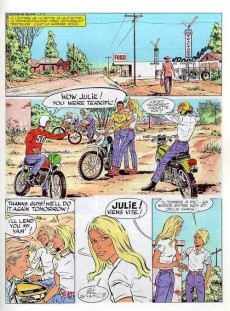 Extrait de Julie Wood -6'- Un ours, un singe...et un side-car