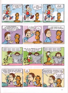 Extrait de Garfield (Dargaud) -40- Garfield fait le poids
